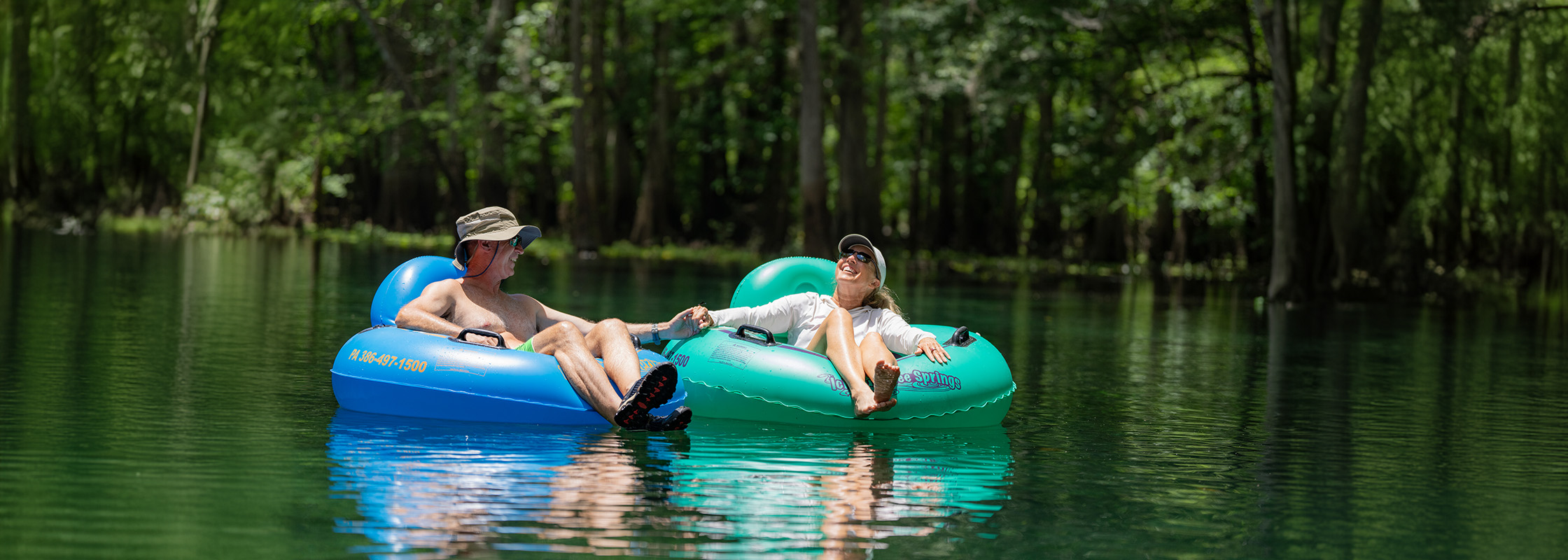 couple tubing Ichetucknee River